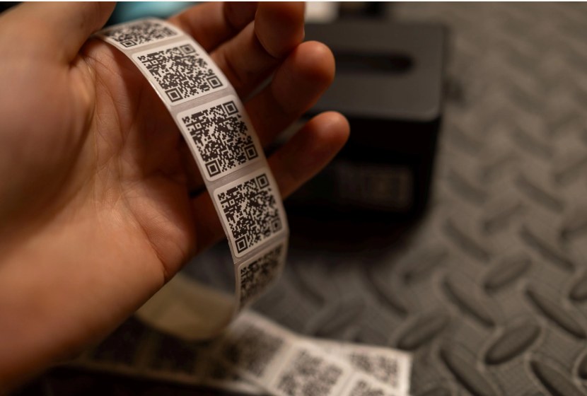 1″ Waterproof QR Stickers (50)