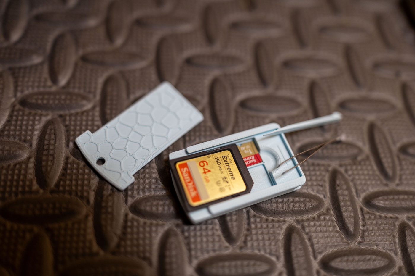 SD Card Keychain with NFC Chip